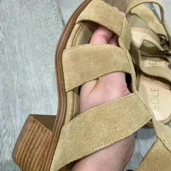 Sole Society So Tenlyn Heel Sandals size 6.5 - Picture 5 of 6